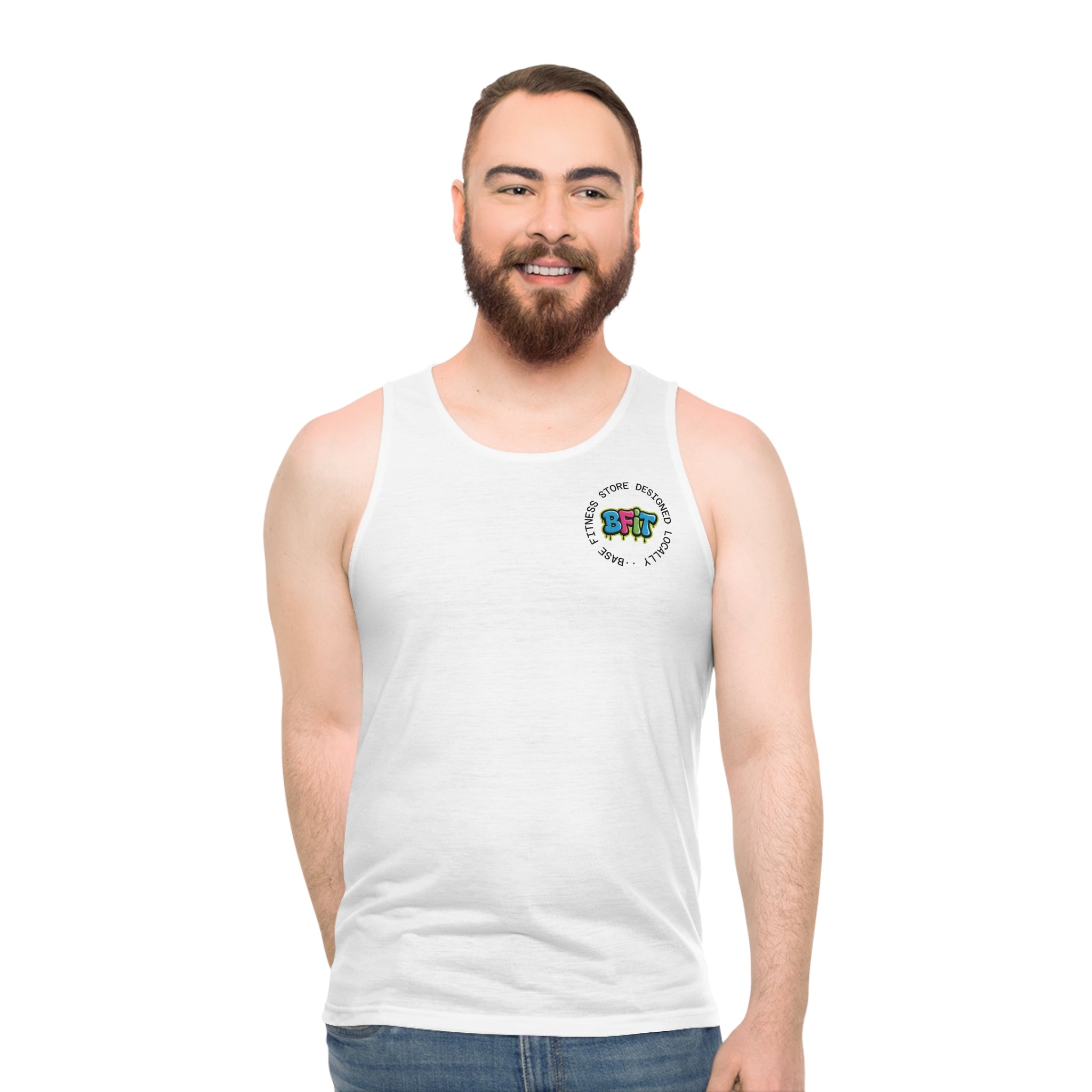Base Unisex Tank Top Graffiti Style