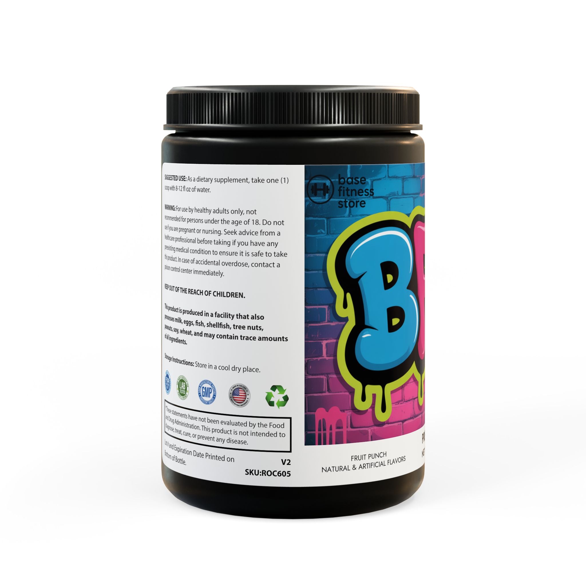 Pre-Workout Supplement, Fruit Punch