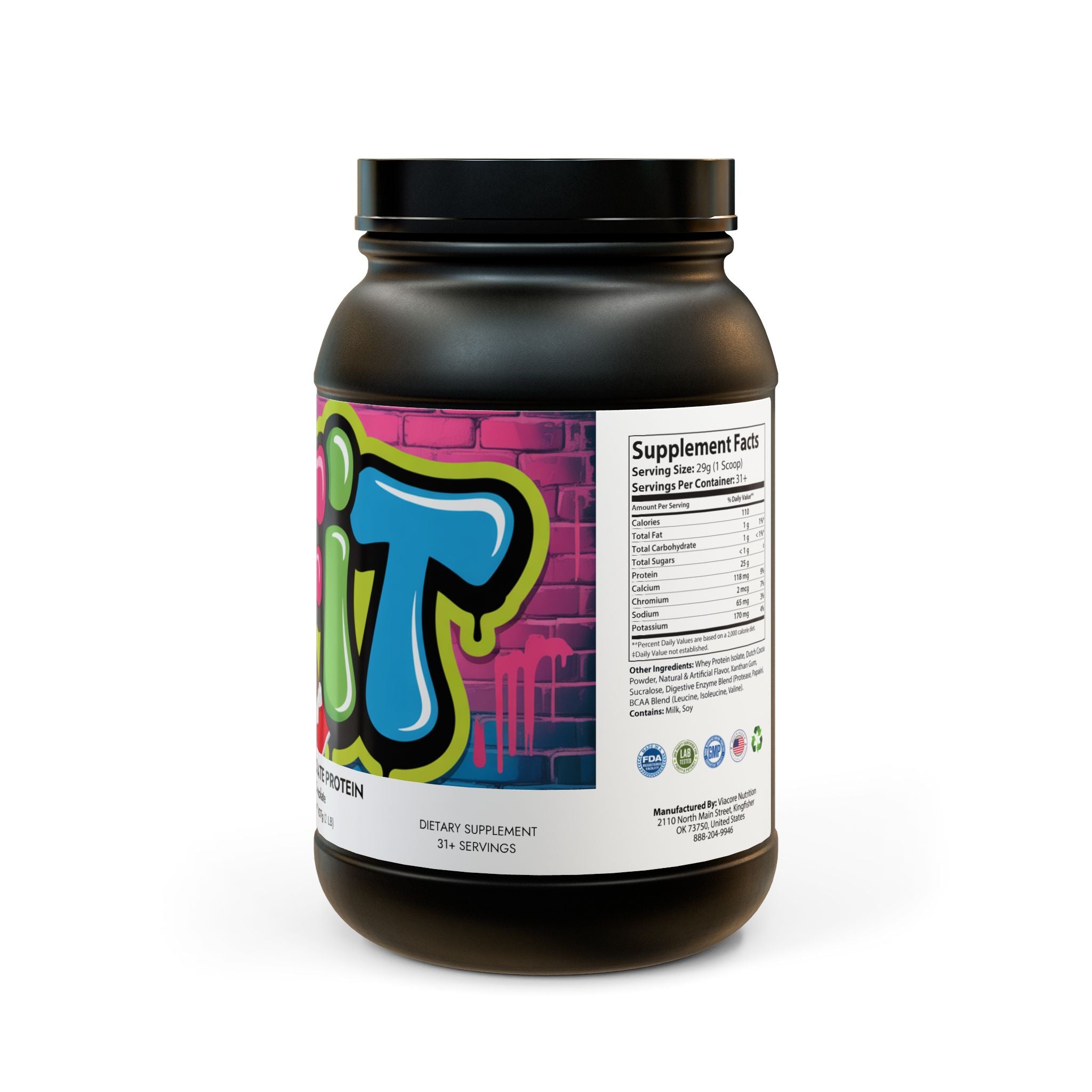 Whey Isolate Protein Supplement, Chocolate