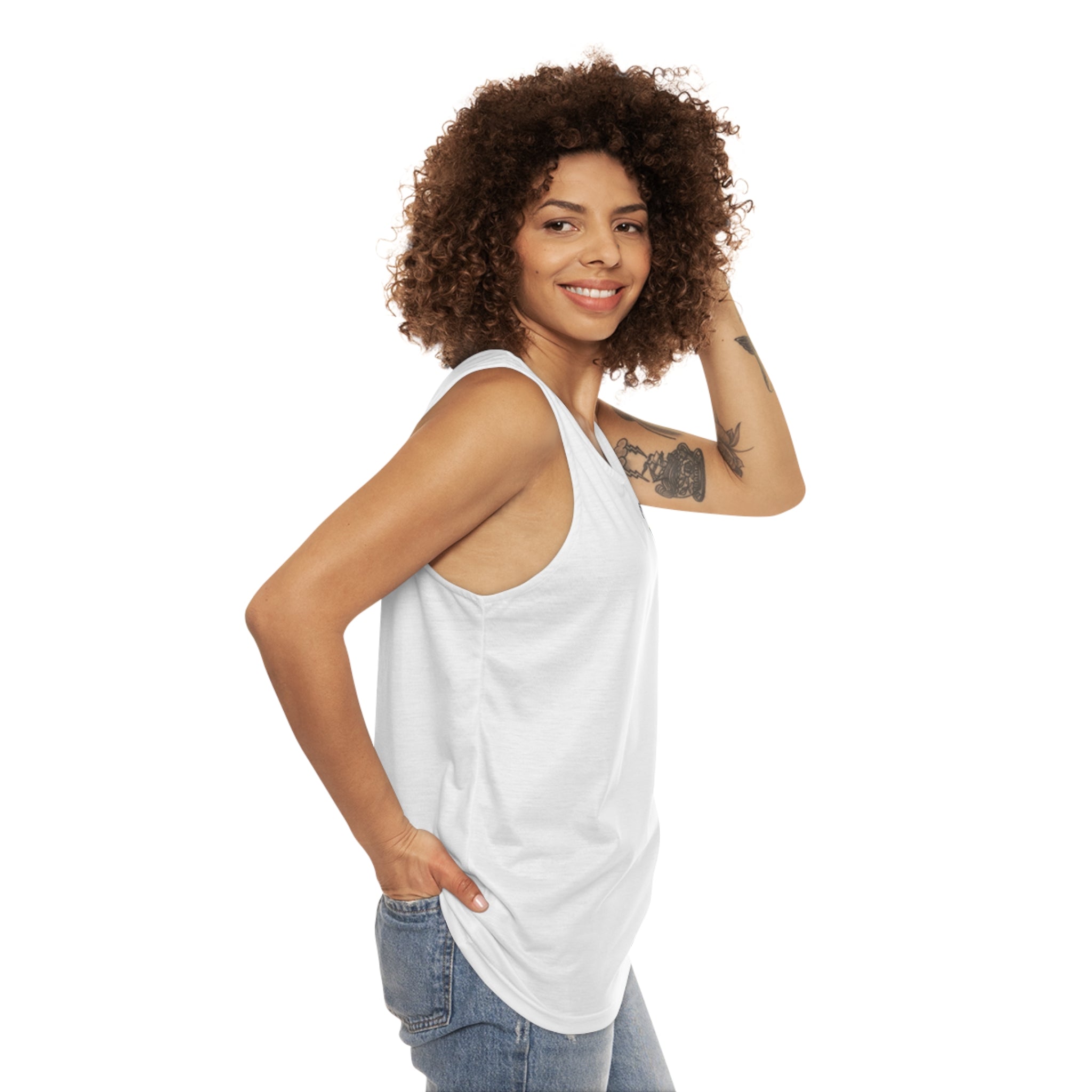 Base Unisex Tank Top Graffiti Style
