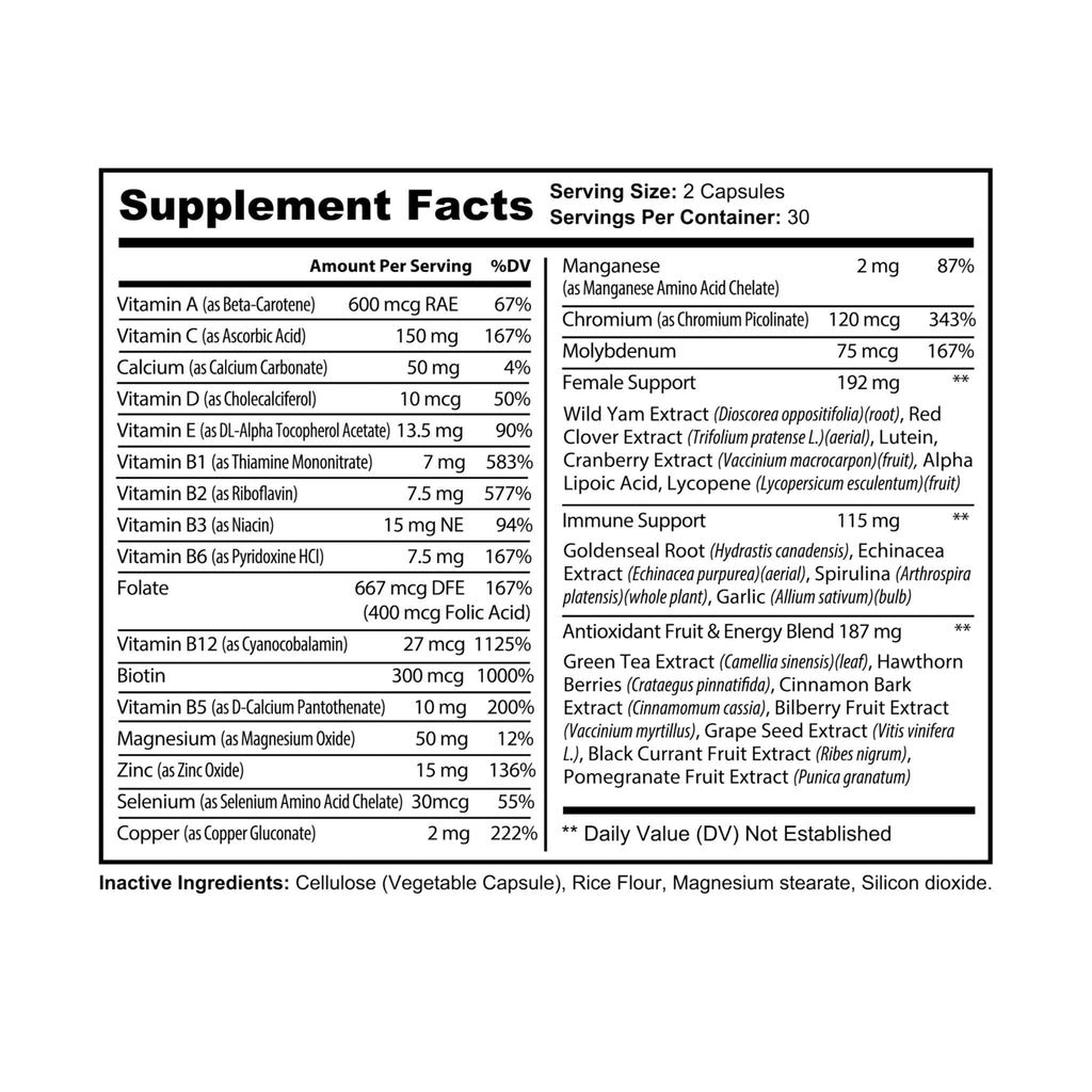 Multivitamin for Women Supplement